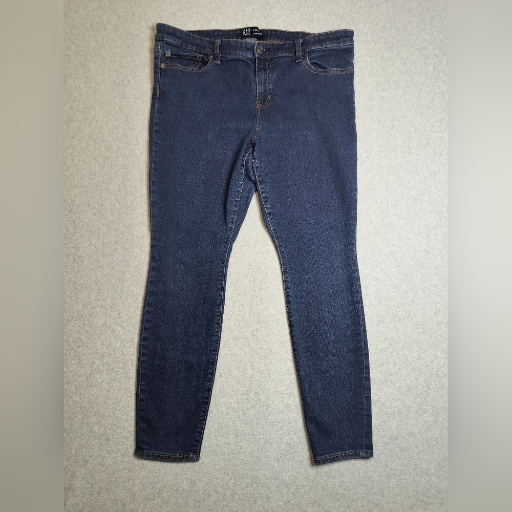 GAP Womens Mid-Rise Legging Blue Jeans Size 16 regular (16/33)